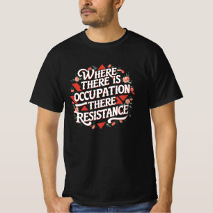 Camiseta Donde hay ocupación hay resistencia