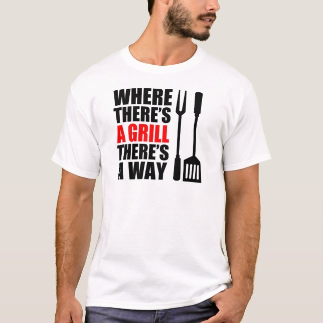 Camiseta Donde hay un asador (Anverso)