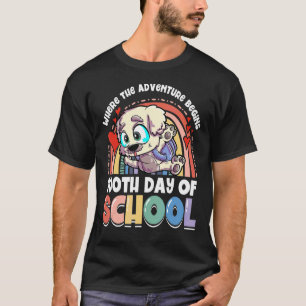 Camiseta Donde la aventura comienza el centésimo día de cla