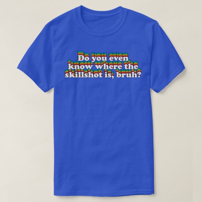 Camiseta donde la habilidad es TShirt (Diseño del anverso)
