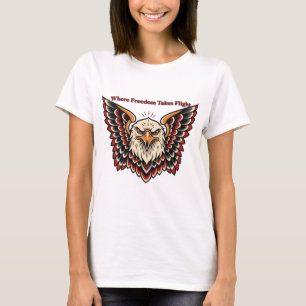 Camiseta Donde la libertad alza el vuelo