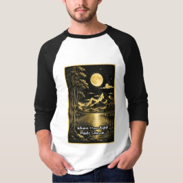 Camiseta Donde la luz de la luna se encuentra con el silenc