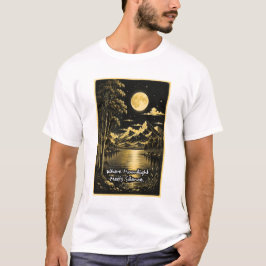 Camiseta Donde la luz de la luna se encuentra con el silenc