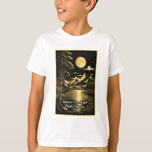 Camiseta Donde la luz de la luna se encuentra con el silenc