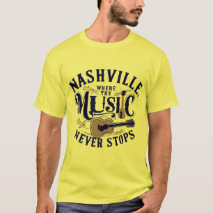 Camiseta Donde la música nunca se detiene