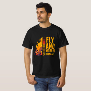 Camiseta Donde las chispas fluyen y las preocupaciones se d