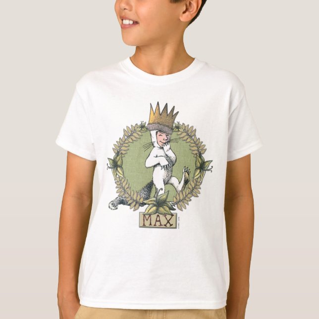 Camiseta Donde las cosas salvajes | Insignia de Max (Anverso)