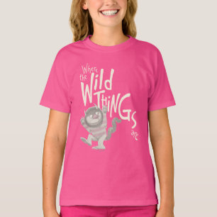 Camiseta Donde las cosas salvajes Quote - Rosa