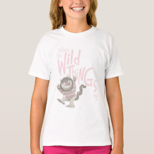 Camiseta Donde las cosas salvajes Quote - Rosa