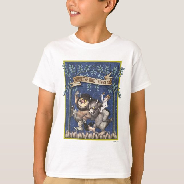 Camiseta Donde las cosas salvajes son gráficas (Anverso)