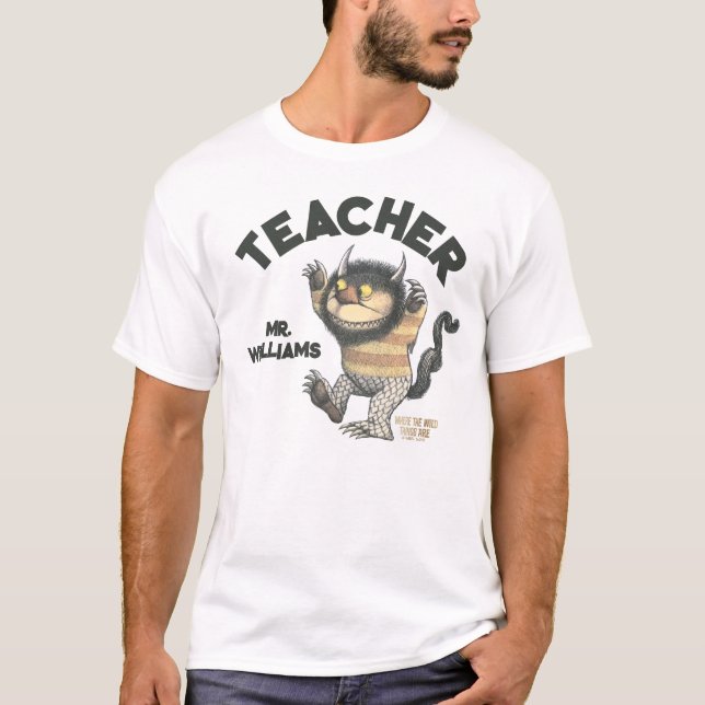 Camiseta Donde los monstruos bailan Profesor (Anverso)