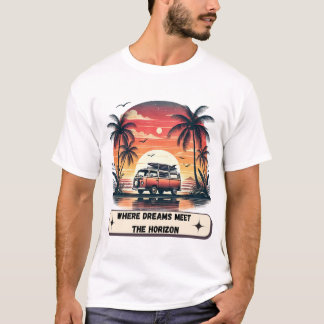 Camiseta Donde los sueños se encuentran con el horizonte