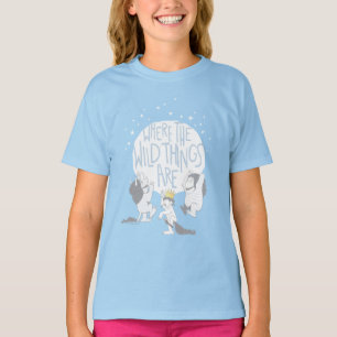 Camiseta Donde los wild things are   Luna y estrellas