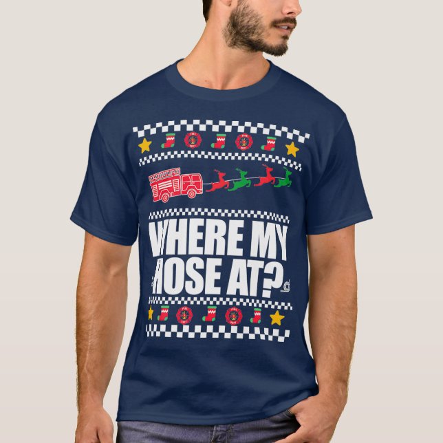 Camiseta DÓNDE MI MANGUITO EN EL Meme DE LOS Navidades Feo (Anverso)