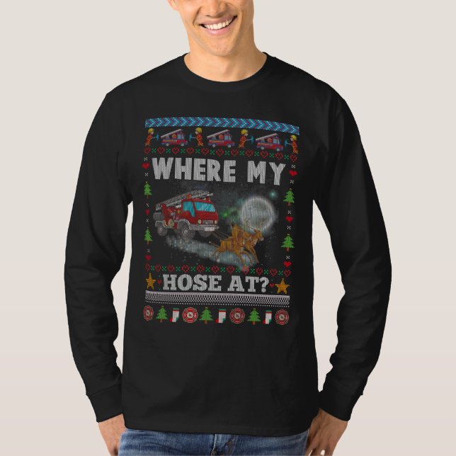 Camiseta DÓNDE MI MANGUITO PEOR Navidades Feo Sweet (Anverso)