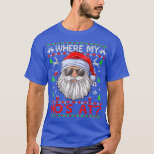 Camiseta Donde Mis Hos Con Navidades Feo Derraman 