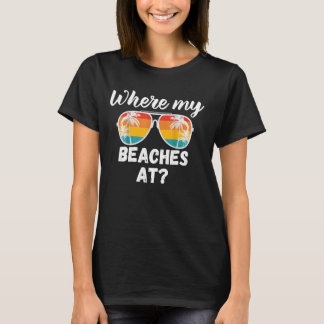 Camiseta Donde Mis Playas En Funny Beach Vacacionan En Vera