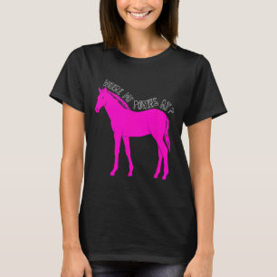 Camiseta Donde mis ponis en... divertida equitación montand