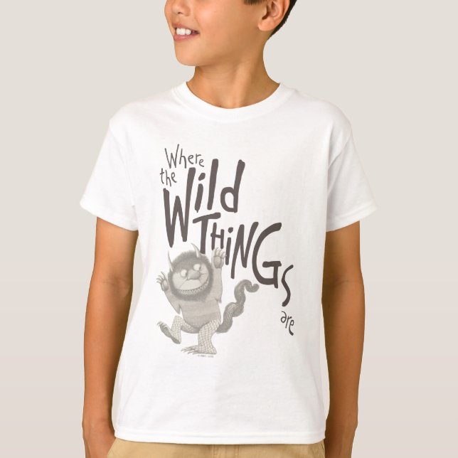 Camiseta Donde se citan las cosas salvajes (Anverso)