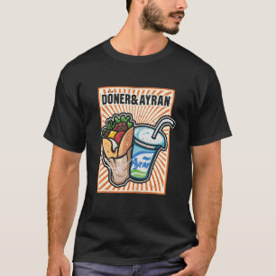 Camiseta Doner Kebab Ayran Cocina Turca Comida Rápida Dürüm