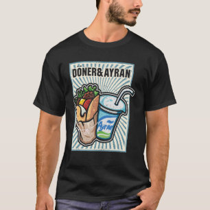 Camiseta Doner Kebab Ayran Cocina Turca Fastfood Dürüm