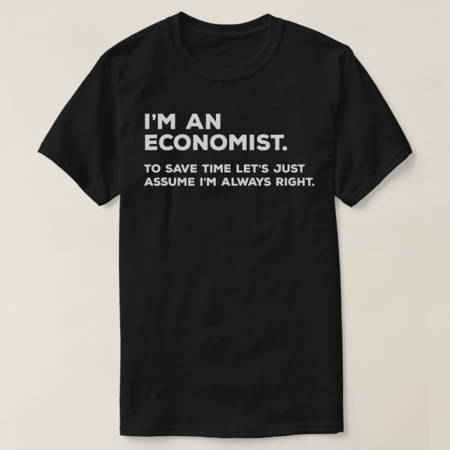 Camiseta Dones de economía divertidos para graduación de ec (Diseño del anverso)