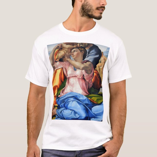 Camiseta Doni Tondo, Doni Madona (detalle), Michelangelo, 1 (Anverso)