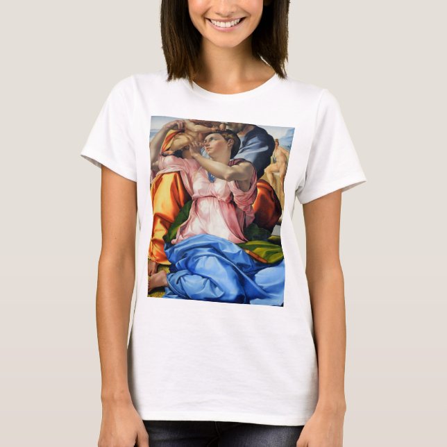 Camiseta Doni Tondo, Doni Madona (detalle), Michelangelo, 1 (Anverso)
