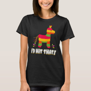 Camiseta Dónkey alcancé ese tema mexicano Pinata Fiesta Gam