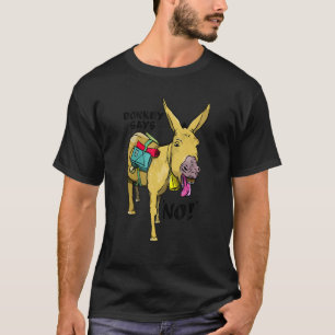 Camiseta Donkey dice que no hay mula testaruda