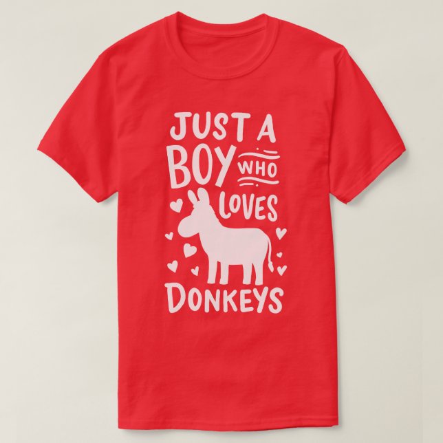Camiseta Donkey Donkey Lover (Diseño del anverso)