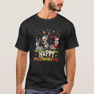Camiseta Donkey Happy HalloGraciasMas Halloween Acción de G
