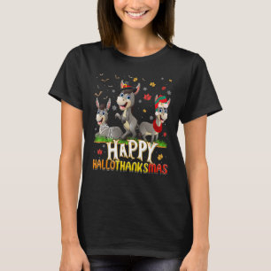Camiseta Donkey Happy HalloGraciasMas Halloween Acción de G