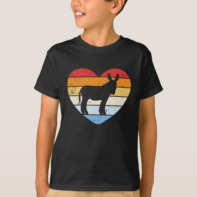 Camiseta Donkey Heart Retro (Anverso)