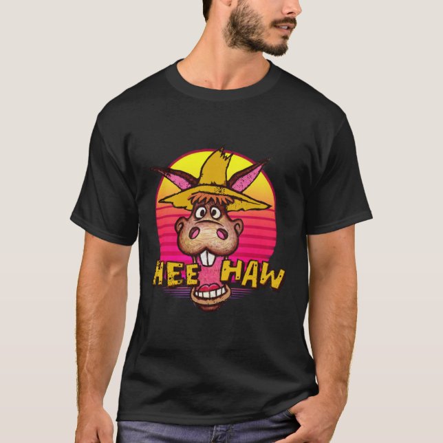 Camiseta donkey hee haw T-Shirt (Anverso)