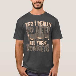 Camiseta Donkey Lover Farmer Farm Animal Farming Donny Donk