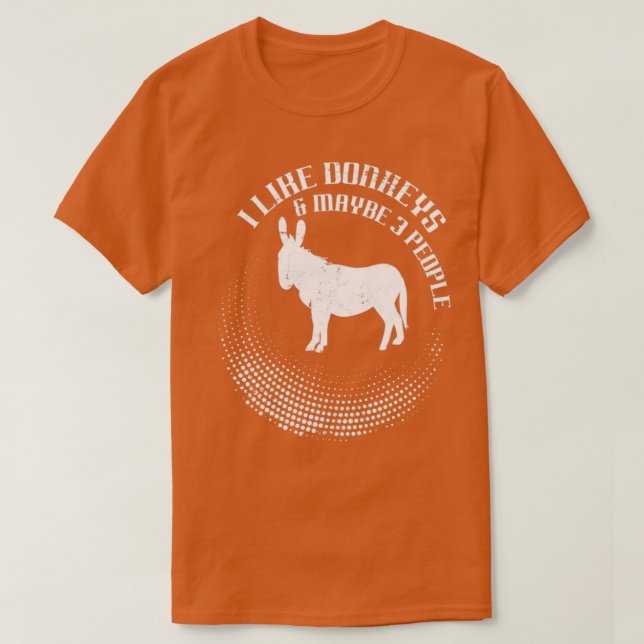 Camiseta Donkey Lover Gift Donkey (Diseño del anverso)