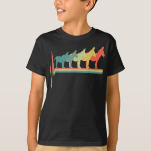 Camiseta donkey lover heartbeat