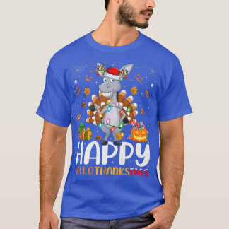Camiseta Donkey Lover Navidades de Halloween Feliz Hallogra