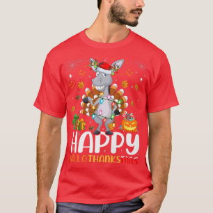 Camiseta Donkey Lover Navidades de Halloween Feliz Hallogra