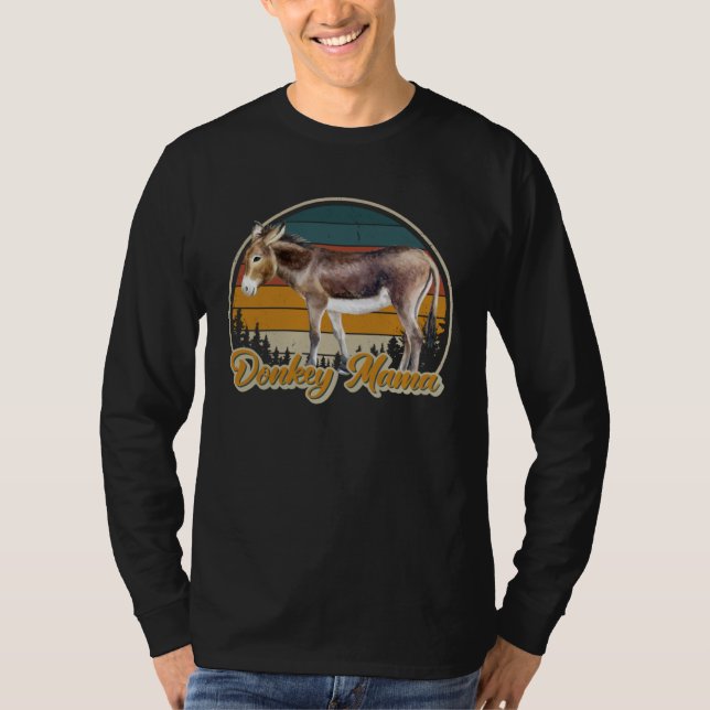 Camiseta DONKEY MAMA   Retro Look Donkey (Anverso)