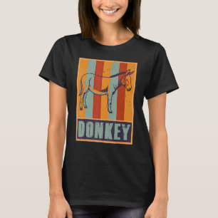 Camiseta Donkey Mule Farm Animal Zoo Zookeeper Mascota