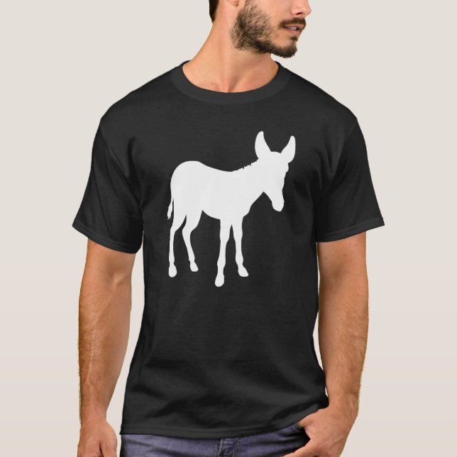 Camiseta Donkey Mule Mules Mulis Donkey Raza Bre de burro (Anverso)