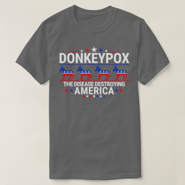 Camiseta Donkey Pox1 (Diseño del anverso)