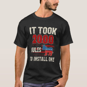 Camiseta Donkey Pox Tomó 2000 Mules Instalar Un Fl Estadoun