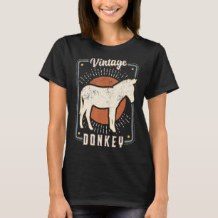 Camiseta Donkey Vintage Retro Classic Animal Love 1