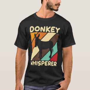 Camiseta Donkeys Whisperer Donkey Versteher Long Ear Donkey