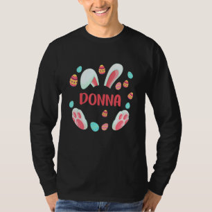 Camiseta Donna Easter 2022 Idea Familia Niño Chica fuera