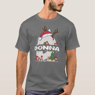 Camiseta Donna Navidades con Donna Nombre para Navidad dive