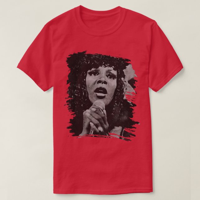 Camiseta Donna Summer Retro Poster (Diseño del anverso)
